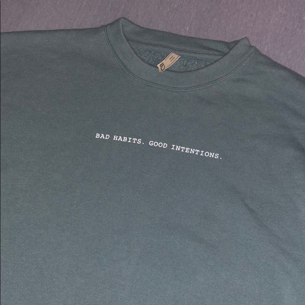 Crew neck sweatshirt